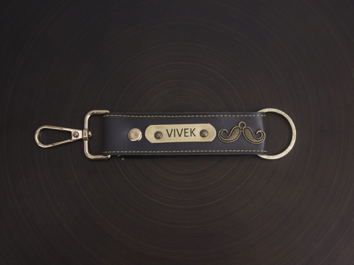 Personalized Leather Keychain