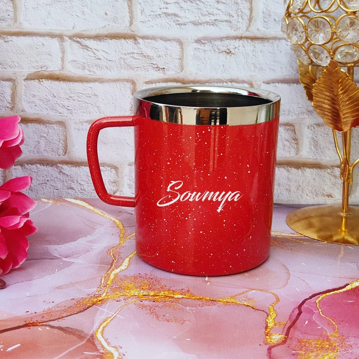 Personalized Red Mug