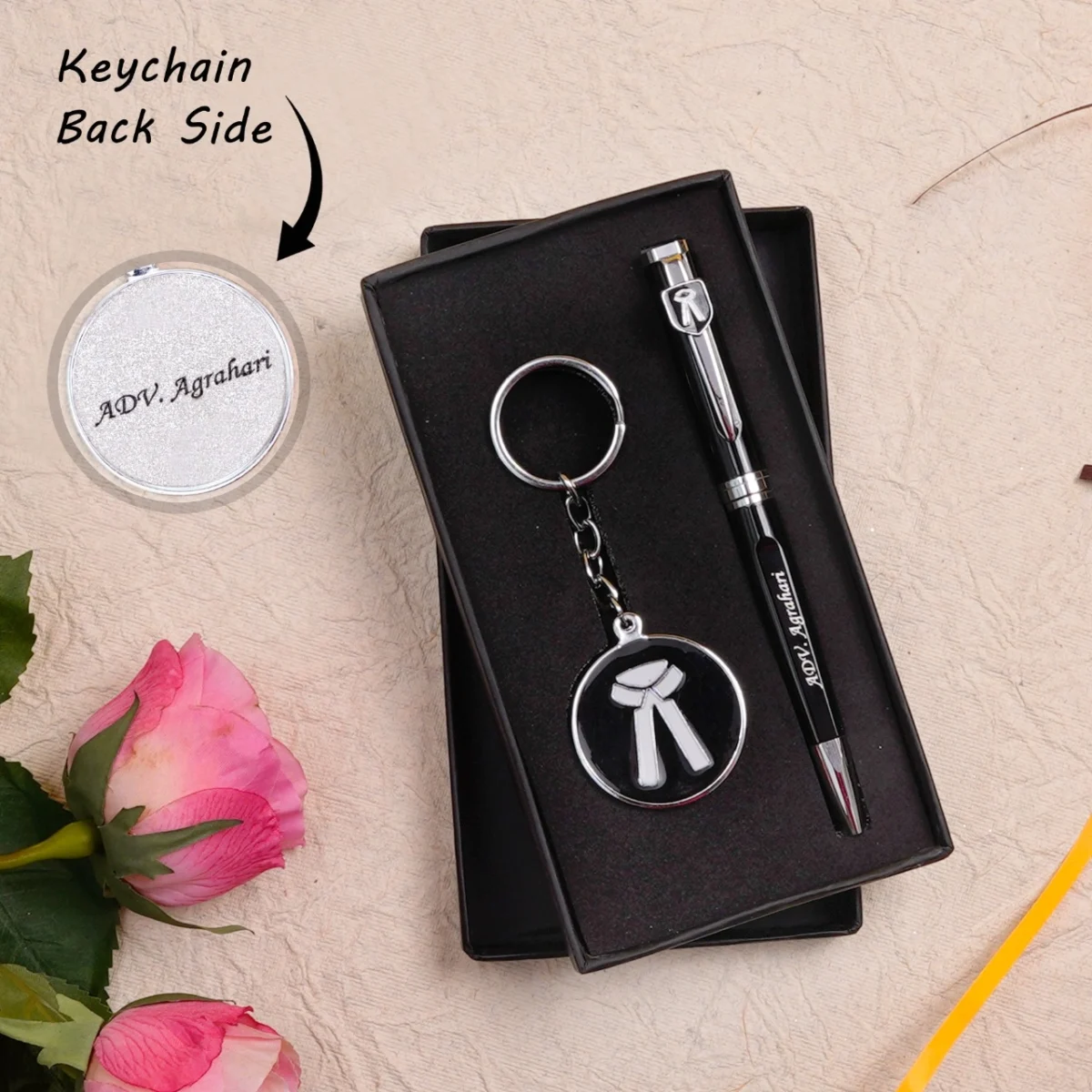 Personalized Advocate Keychain And Pen